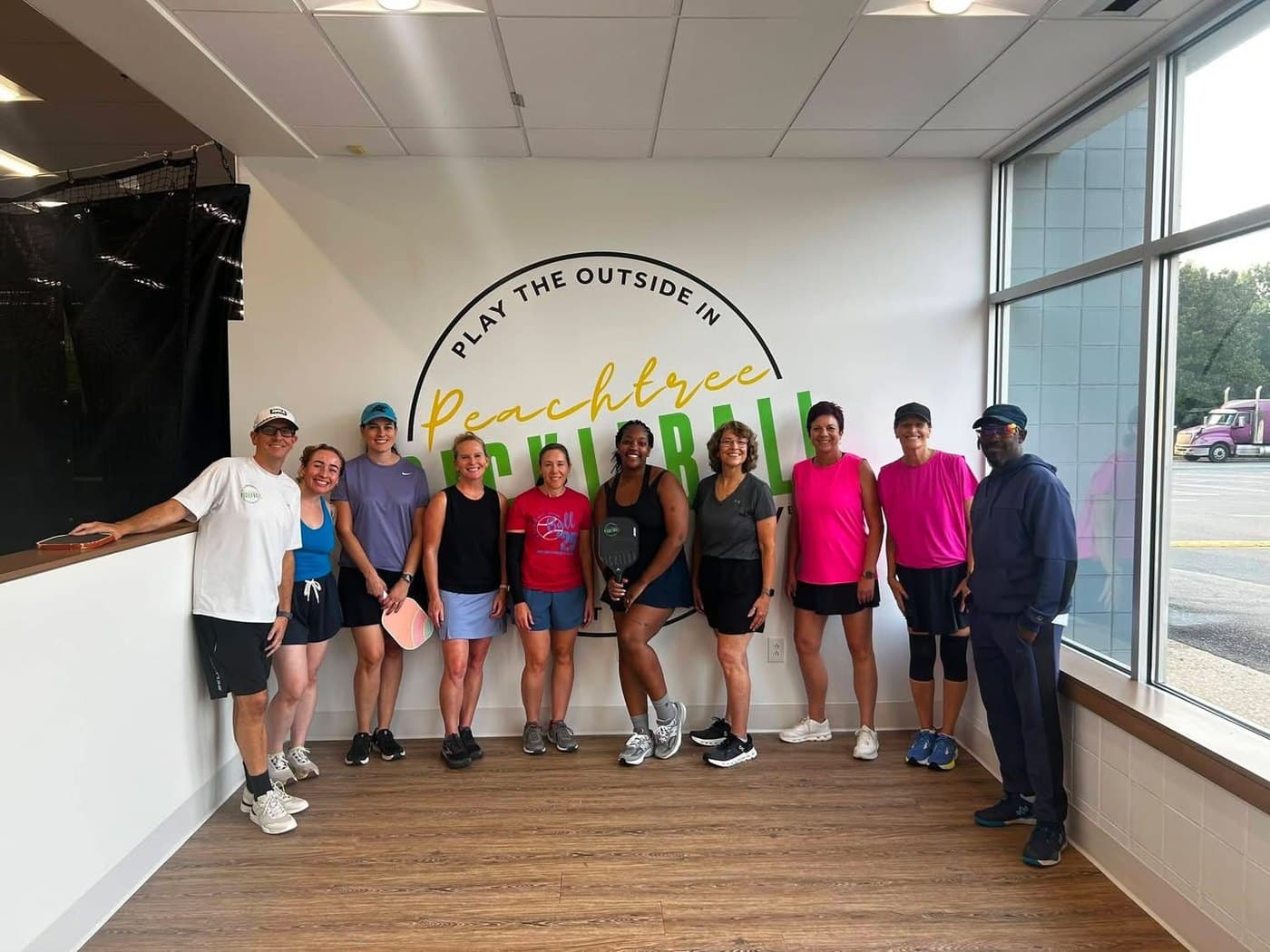 Your group at Peachtree Pickleball
